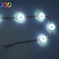 Projecteur RGB dynamique DMX512 étanche pour extérieur, éclairage décoratif de jardin et paysage avec contrôle intelligent des pixels réglables