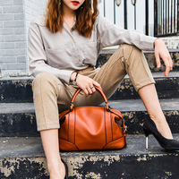 Nouveau Sac à Bandoulière en Cuir Véritable Grande Capacité Polyvalent et Simple 2026 pour Femme – Idéal pour les Trajets Quotidien