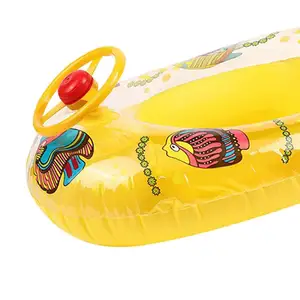 Kids Car Pool Float Baby Swimming Ring Pool Float Swimming Baby Seat Baby Pool Swim Ring Inflatable Float Seat