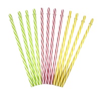 Pailles en spirale en PP pour bocal Mason avec bouchon, pailles en plastique réutilisables