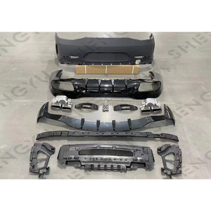 Accessoires de voiture pour BENZ <span class=keywords><strong>AMG</strong></span> <span class=keywords><strong>GT</strong></span> 2019-2021 mise à niveau vers <span class=keywords><strong>AMG</strong></span> GT63S comprennent pare-chocs avant et arrière, diffuseur arrière - Product Image 6