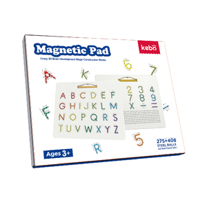 Tavoletta Magnetica 3D Educativa STEM Certificata EN71, in Plastica ABS, Formato Grande, Confezione Personalizzata Kebo per Bambini 5-7 Anni - Product Image 6
