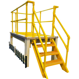 Plateforme de galvanoplastie en PRF personnalisée, plateforme de travail en PRF résistante à la corrosion et non conductrice pour usage industriel - Product Image 1