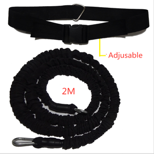 Bandas de Resistencia de Látex de Doble Resistencia <span class=keywords><strong>para</strong></span> Entrenamiento, Carrera de Campo, Fuerza Explosiva, Aptitud Física, Muestra Gratuita, Negro AW - Product Image 2