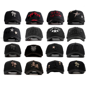 Casquette de <span class=keywords><strong>baseball</strong></span> El Barbas originale de haute qualité, logo brodé à la main, visière incurvée vieillie, chapeaux en toile Rich Forever - Product Image 4