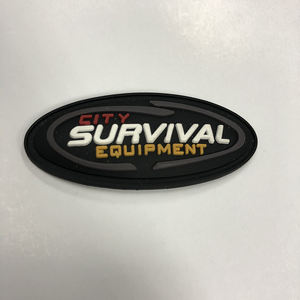 Patch PVC écologique personnalisé de bonne qualité matériau recyclable Patch Silicone 3D Design de mode Logo marque étiquettes en caoutchouc - Product Image 3