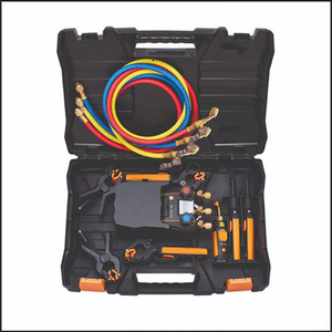 ชุดอุปกรณ์วัดความดัน Testo 550s 0564 5503 รุ่นยอดนิยม พร้อมสายเติม ชุดดิจิตอลแมนิโฟลด์ หัววัดอุณหภูมิแบบหนีบไร้สาย รับประกัน 1 ปี - Product Image 5