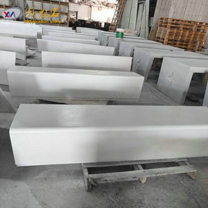 Nuevos Materiales de Construcción de Piedra, Banco Hueco de Alto Rendimiento, Concreto Gris, Muebles de Jardín para Interiores y Exteriores - Product Image 3