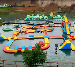 Projet de parc aquatique gonflable |   Projet à retour sur investissement élevé pour les lacs, les plages et les stations balnéaires - Product Image 1
