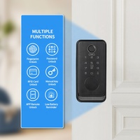 Serrure numérique antivol OYO Gate avec code, pêne dormant, carte RFID, serrure intelligente de haute qualité avec empreinte digitale et clavier pour porte en aluminium