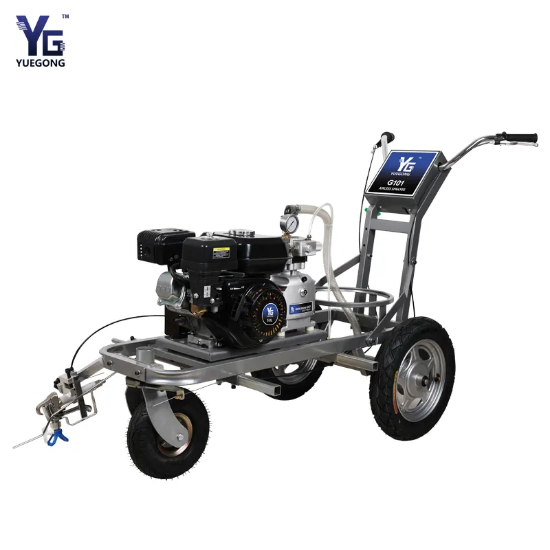 YG G101 High Quality Automatic Airless Line Striper Cold Liquid Spray Painting Road Marking Machine With CE