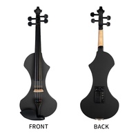 Xiaomi mijia — violon électrique 4/4 en bois massif, ramassage actif silencieux, tête de guitare 6 couleurs, nœud