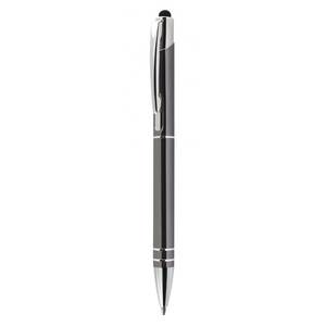 Stylo bille multifonction en aluminium gris foncé - Product Image 1