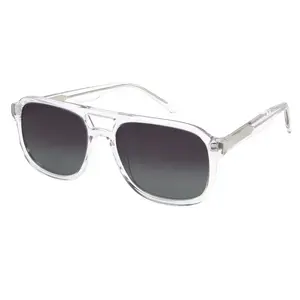 2024 Trending Polarized Sunglasses Man Acetate Eyebrow Line Women'S Sunglasses Luxury Brands Pilot Shades Uv400 Sun Glasses Men