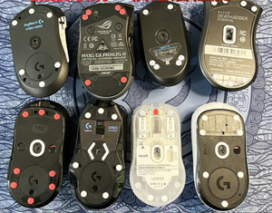 Pieds de souris Patins de souris Patins de souris Autocollant de pied de souris résistant à l'usure pour Logitech M215 <span class=keywords><strong>M310</strong></span> M325 - Product Image 5