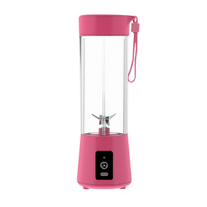 Mini vaso exprimidor de 400 ml, licuadora portátil recargable por USB con cinco cuchillas para hacer batidos de frutas - Product Image 5