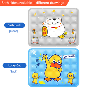 Großhandel Kühlung Hundematte faltbar wiederverwendbar wasserdichte Eismatte individuelles <span class=keywords><strong>Logo</strong></span> Farbe selbstreichend Sommer Hundekühlung Haustiermatte - Product Image 6