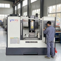 Machine de fraisage verticale CNC VMC650 à 3/4/5 axes Fanuc chinoise, Taiwan, 8000 tr/min, avec certificat CE