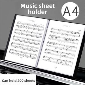 Carpeta para Partituras de Piano A4, 40 Páginas, Carpeta para Estudiantes, Inserto Transparente, Folleto de Información - Product Image 4