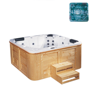 Bain à remous de luxe pour piscine de <span class=keywords><strong>jardin</strong></span> pour jacuzzi baignoire à jets avec seau à vortex baignoires de spa pour hôtel salle de bain pour l'extérieur - Product Image 1