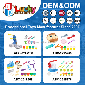 Lucky Toys Kit de <span class=keywords><strong>pâte</strong></span> <span class=keywords><strong>à</strong></span> <span class=keywords><strong>modeler</strong></span> DIY <span class=keywords><strong>Maison</strong></span> de jeu, <span class=keywords><strong>Pâte</strong></span> polymère auto-durcissante colorée, Machine <span class=keywords><strong>à</strong></span> nouilles, Jeu de rôle éducatif pour le modelage - Product Image 5
