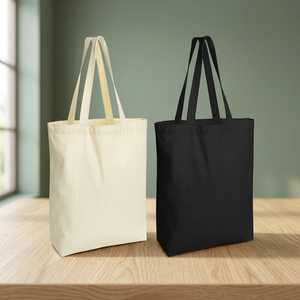 Custom Premium Cotton <b>Canvas</b> Tote <b>Bag</b> Rope <b>Drawstring</b> Closure Shoulder Strap for Wedding Exhibition Retail Brands Bulk Orders - Product Image 1