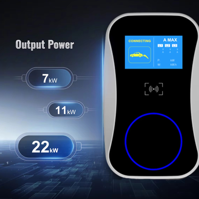 New 11kW Wall-Mounted Home Electric Vehicle Charger GBT NEMA 14-50 Plug APP Controlled Car Charger for All EVs