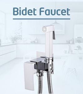 Портативное хромированное биде для ванной комнаты - Product Image 6
