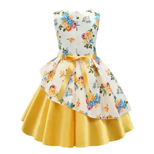 Coldker 2021 yeni koleksiyon çocuk elbise çiçek kız düğün elbisesi