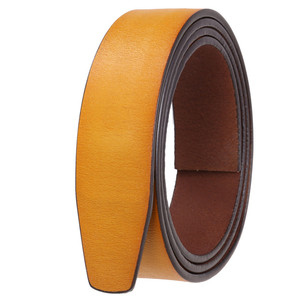 Hot販売Genuine <span class=keywords><strong>Leather</strong></span> Strap <span class=keywords><strong>Leather</strong></span> Without Ratchet <span class=keywords><strong>Belt</strong></span> Without Buckles Strap <span class=keywords><strong>Belt</strong></span> - Product Image 4