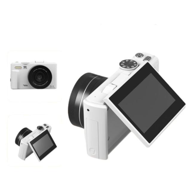 2026 Trendy Manufacturer 180 Degree Flip Screen Autofocus 75MP Wifi Vlogging 5K Mirrorless Digital Camera