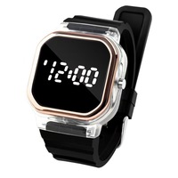 Jam Tangan Digital LED Sport Dial Besar Tombol Kecil Grosir Pabrik 2026 Unisex Pelajar Anak Laki-laki Perempuan Hadiah Anak-anak