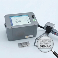 Machine de marquage laser à fibre portable DEMAX, graveur de métal portable, équipement de marquage pour atelier industriel, pour utilisation en usine
