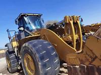 Chargeuse sur pneus Caterpillar 982 d'occasion, d'origine américaine, CAT 982, chargeuse frontale robuste pour travaux miniers, carrières et ports.