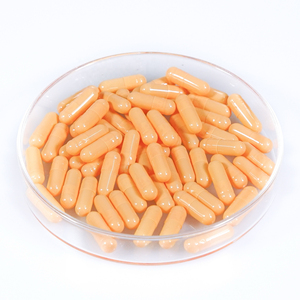 Fabriek Outlet Oranje Helder Wit Maat 0 Lege Gelatine Farmaceutische Capsule Met Hoge Kwaliteit