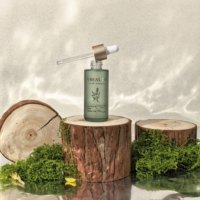 Flacon cosmétique de luxe en verre dépoli, finition mate, personnalisable avec gravure et sérigraphie, pour diffuseur à bâtonnets, compte-gouttes, sérum et crème visage