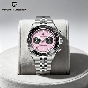 นาฬิกา PAGANI DESIGN 1813 BB Flamingo Chronograph รุ่นใหม่ ปี 2026 หรูหรา สปอร์ต ควอตซ์ สแตนเลสสตีล สำหรับทุกเพศ  หน้าปัดแซฟไฟร์ กันน้ำ 100 เมตร - Product Image 1