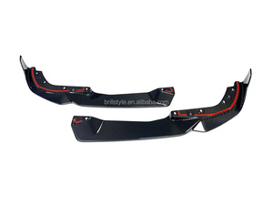 Lèvre de pare-chocs avant en Fiber de carbone de haute qualité pour <span class=keywords><strong>Bmw</strong></span> série <span class=keywords><strong>3</strong></span> G20 Lci <span class=keywords><strong>2023</strong></span> + séparateur de lèvre de pare-chocs de Style MP - Product Image 5