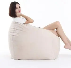 Venda quente Cadeira de sala de estar saco de feijão macio material de veludo macio para móveis domésticos saco de feijão para cadeira de braço