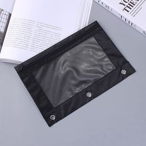 Custom Clear Oxford Cloth Pencil Pouch <b>3</b> <b>Ring</b> <b>Binder</b> China's Office School Pen Bag for Students & Professionals - Product Image 6