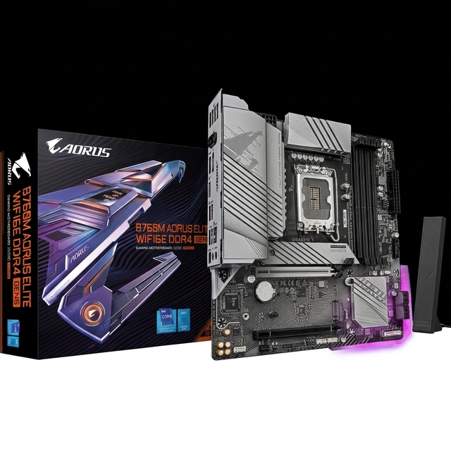 GIGABYTE B760M AORUS WIFI6E DDR5 Double Channel Intel New 128GB LGA1700 Gaming Motherboard