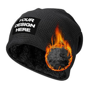 Gorros Personalizados HKZB, Gorro de Punto Personalizado para Hombre y Mujer, Agregar Texto Personalizado, Logotipo, Fruta, Dibujos Animados, Letra, Bordado 3D, Estilo Urbano - Product Image 1