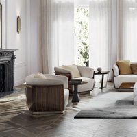 Un siège canapé en cuir blanc moderne luxueux hôtel chaise d'appoint salon fauteuil de luxe