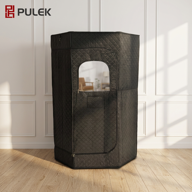 High Quality Customizable Durable Black Pentagonal Modern Polyester Lightweight Eco-Friendly Easy Installation Sauna Quality