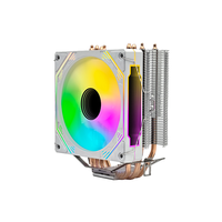 Haute Performance RGB CPU Cooler Heat Pipe DC12V 4-Pin Low Noise Blade Cooling Fan 4 Copper Pipe PC Processor Heatsink Fans