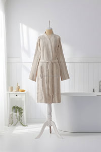 Bata Unisex 100% Algodón, Superventas, Secado Rápido, Ropa de Dormir de Verano, Tejido Transpirable, Ligero, para Todo el Año, Fabricación ODM en Turquía - Product Image 6