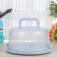 Boîte à gâteaux d'anniversaire 6 8 pouces en plastique transparent portable réutilisable CUPCAKE CARRIER pour la maison