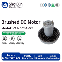 Moteur électrique silencieux et compact pour aspirateur 12V 24V DC, ensemble moteur d'aspiration avec rotor équilibré pour les fabricants d'appareils électroménagers