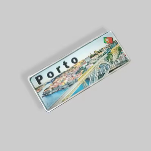 Patrón personalizado Porto Portugal Letrero de metal Bandera portuguesa <span class=keywords><strong>Ciudad</strong></span> País Carretera Cartel de chapa en relieve Regalo de metal de pared - Product Image 5