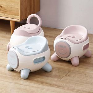 Asiento de Inodoro de Plástico para Niños Pequeños, Diseño de Dibujos Animados, Cubeta Interior Pequeña y Gruesa, Orinal para Bebés y Niños Pequeños - Product Image 3